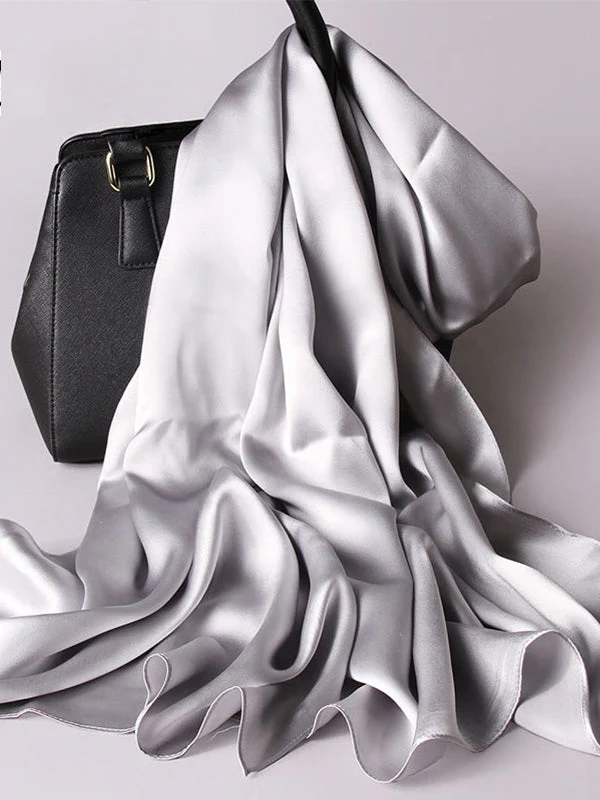 Pure Silk Long Scarf/Shawl 170x53cm/67 - Image 7