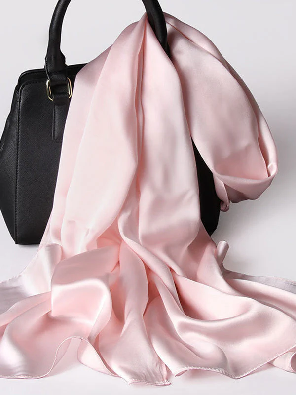 Pure Silk Rectangle Long Scarf/Shawl 170x53cm/67 - Image 30