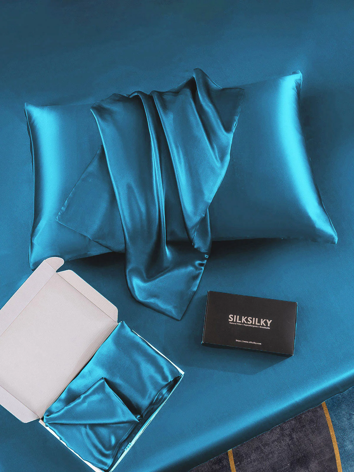 19Momme 100% Mulberry Silk Pillowcase - Envelope Closure - Image 63