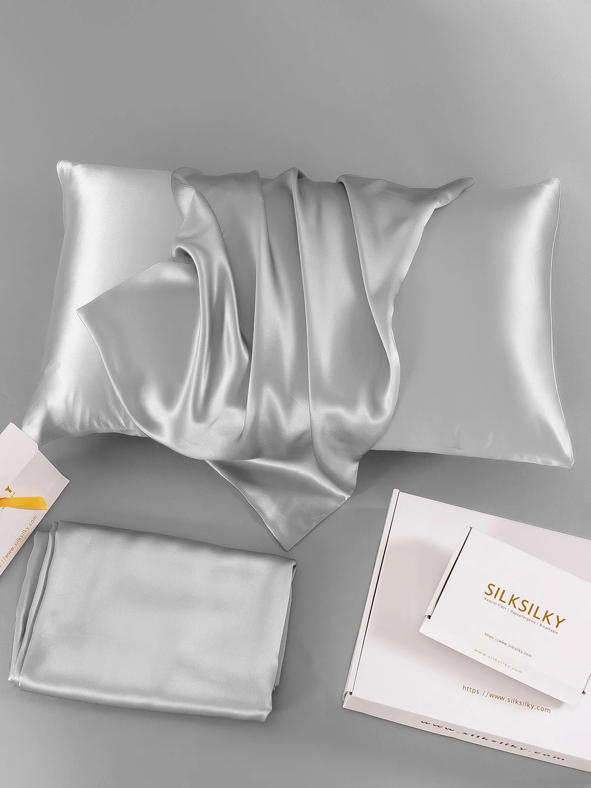 19Momme 100% Mulberry Silk Pillowcase - Envelope Closure - Image 78