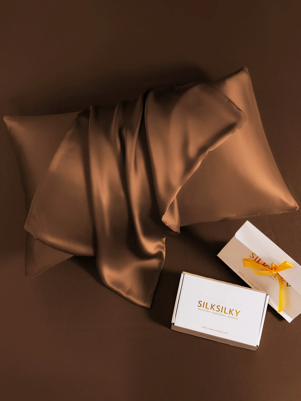 2Pcs 19Momme Pure Silk Pillowcases Bundle - Envelope - Image 91