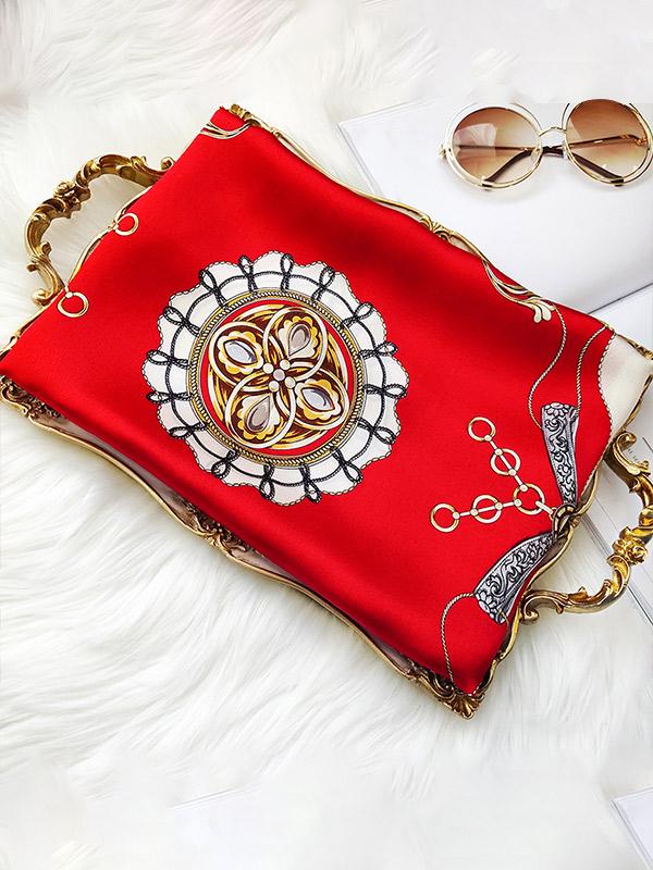 Royal Style Long Silk Scarf - Image 2