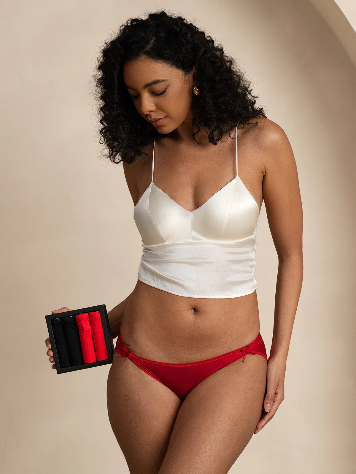 4Pcs Pure Silk Elegant Panties (Bra NOT Included) - Image 29