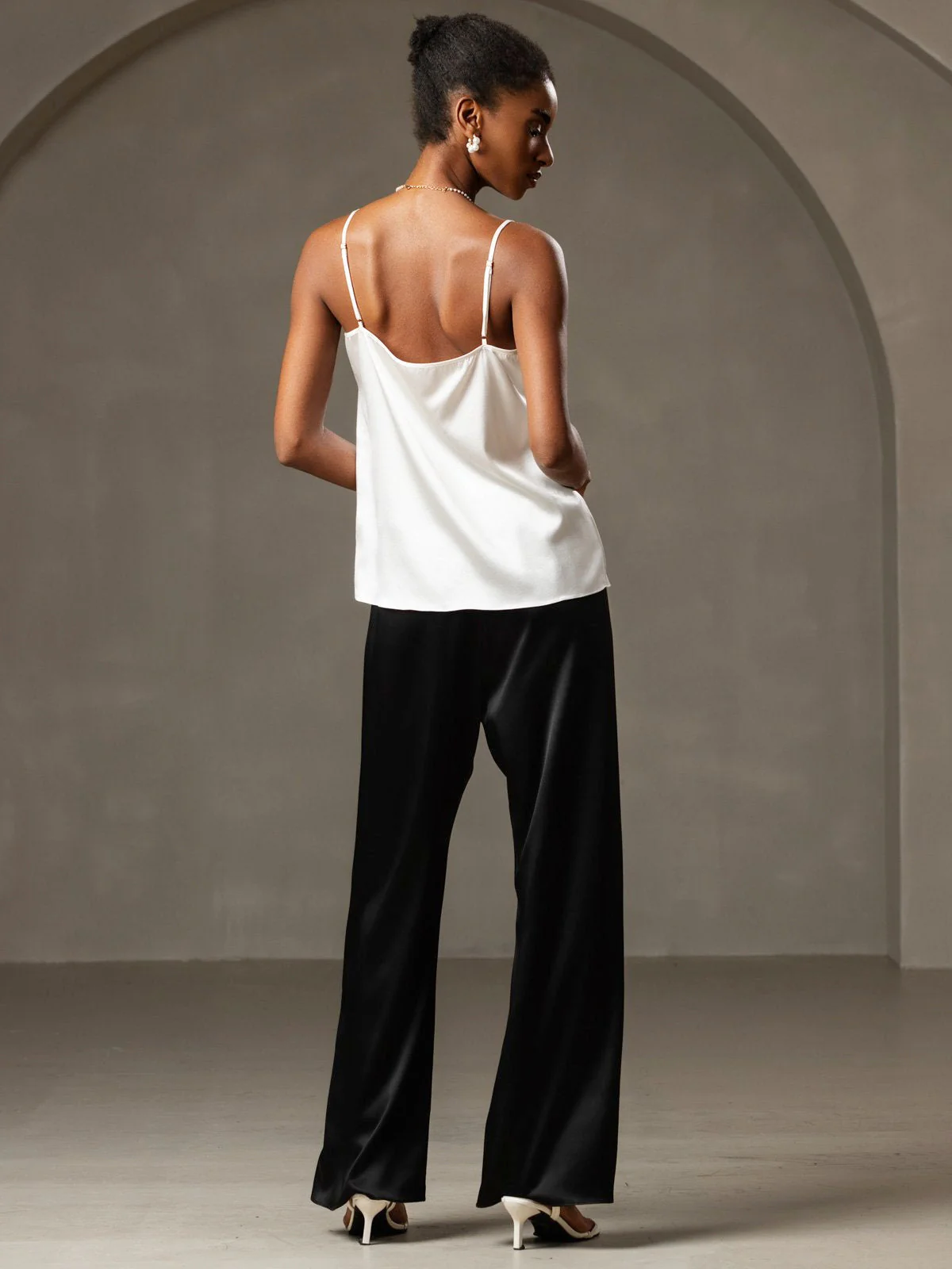 19Momme Silk Spaghetti Strap Camisoles - Image 43