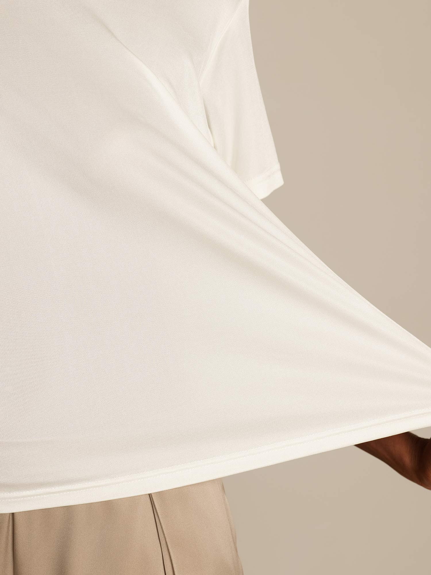 Pure Silk Jersey Short Sleeve Women's T-Shirt - Image 20