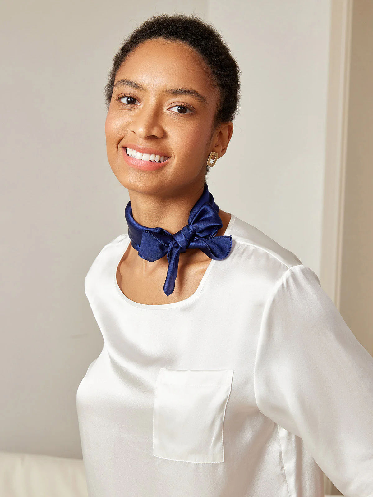 Pure Silk Square Scarf size-53x53cm - Image 19