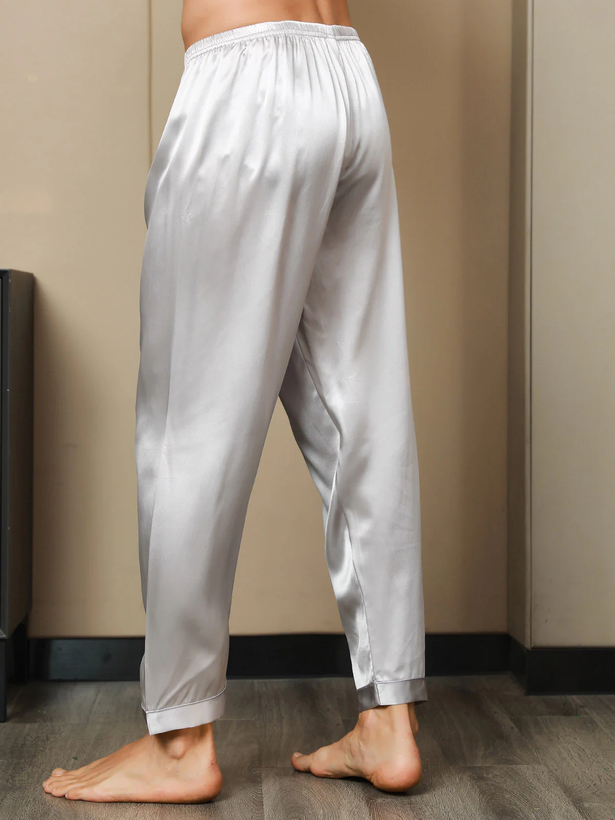 Pure Silk Casual Sleep Pants - Image 24