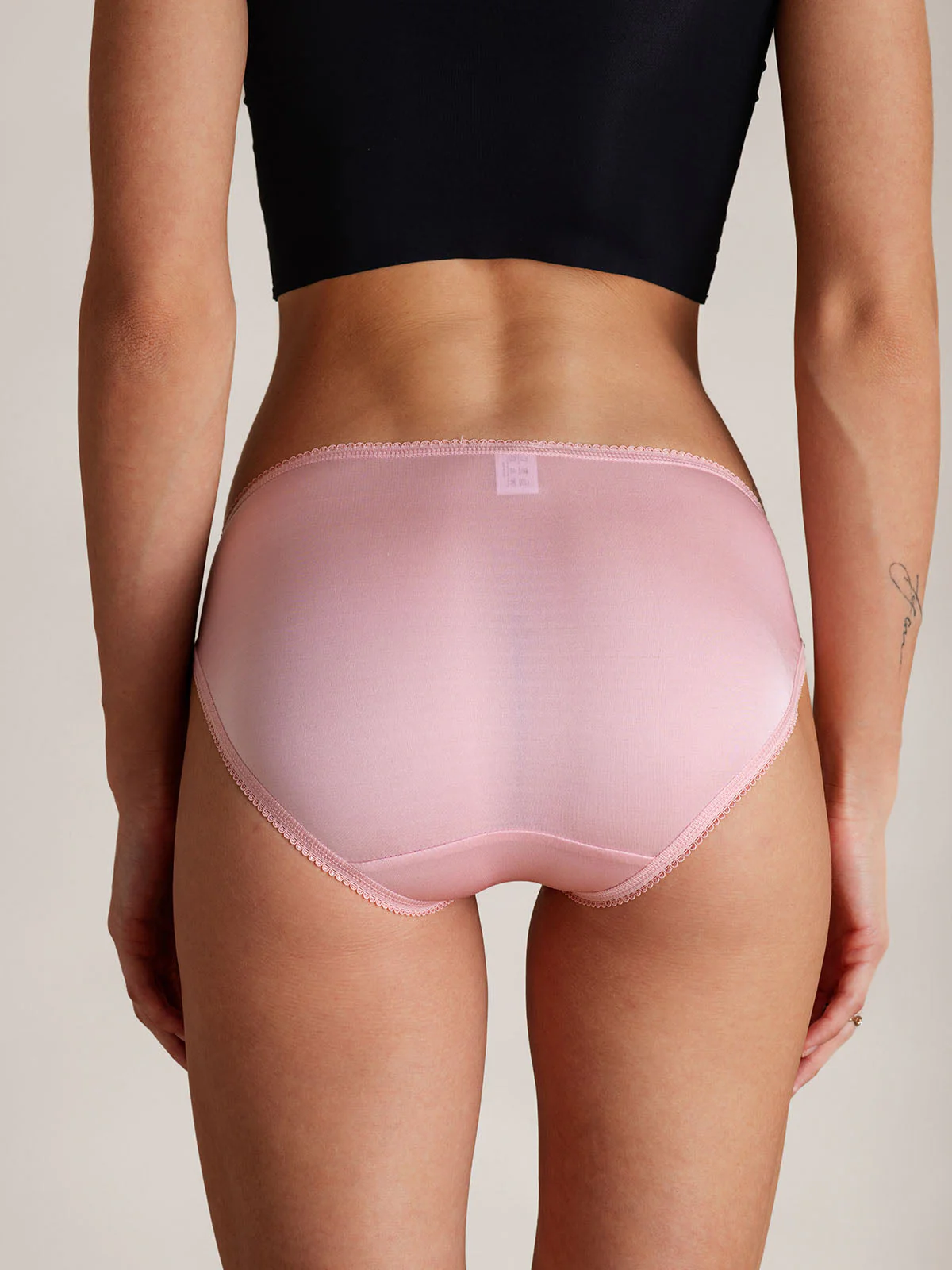 Pure Silk Panty with Bow Design - Image 11