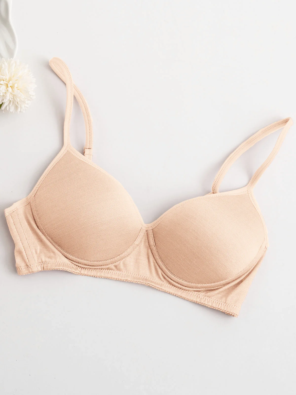 Sports Wireless Silk Jersey Comfort Bralette - Image 47