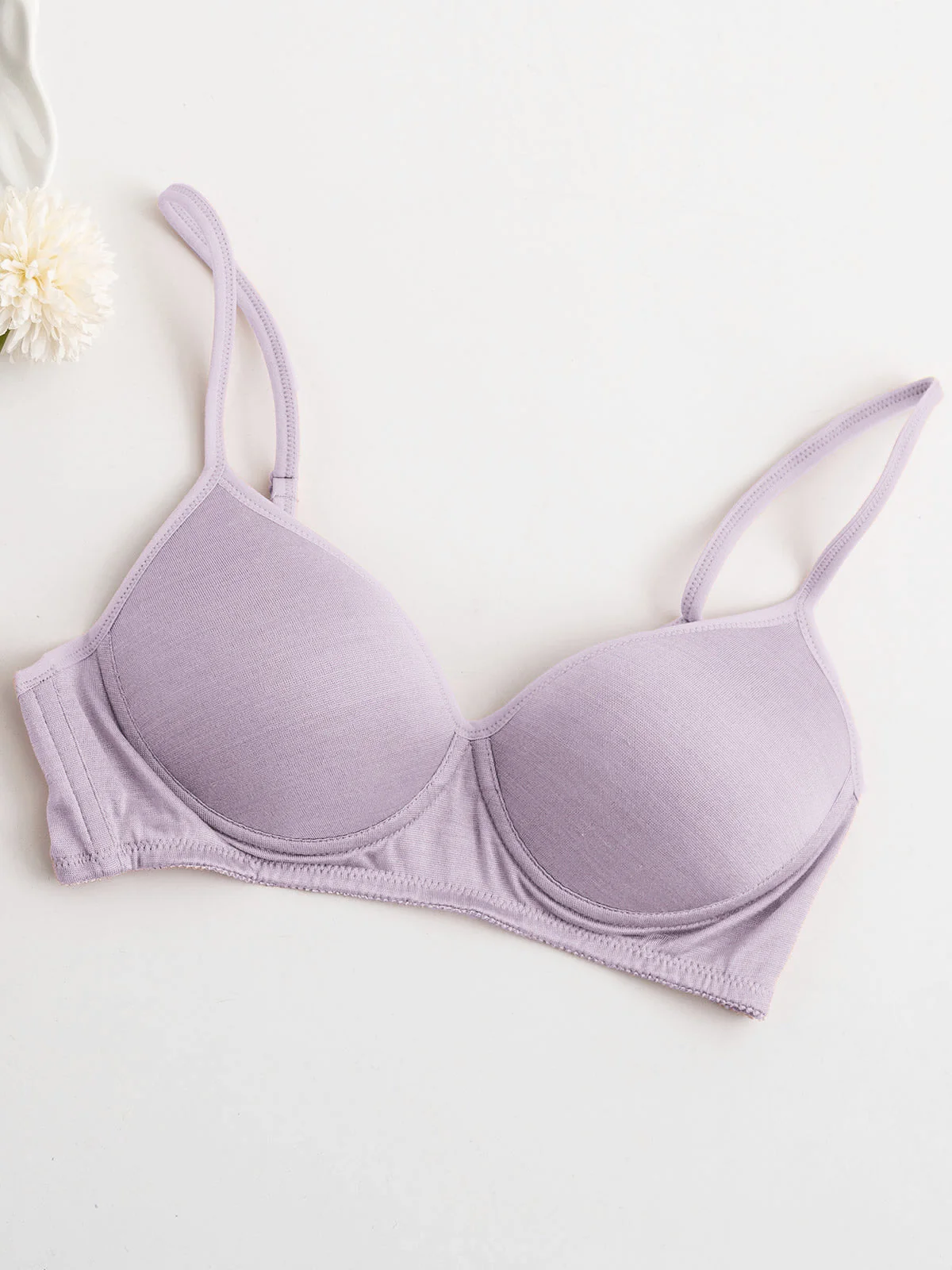 Sports Wireless Silk Jersey Comfort Bralette - Image 52