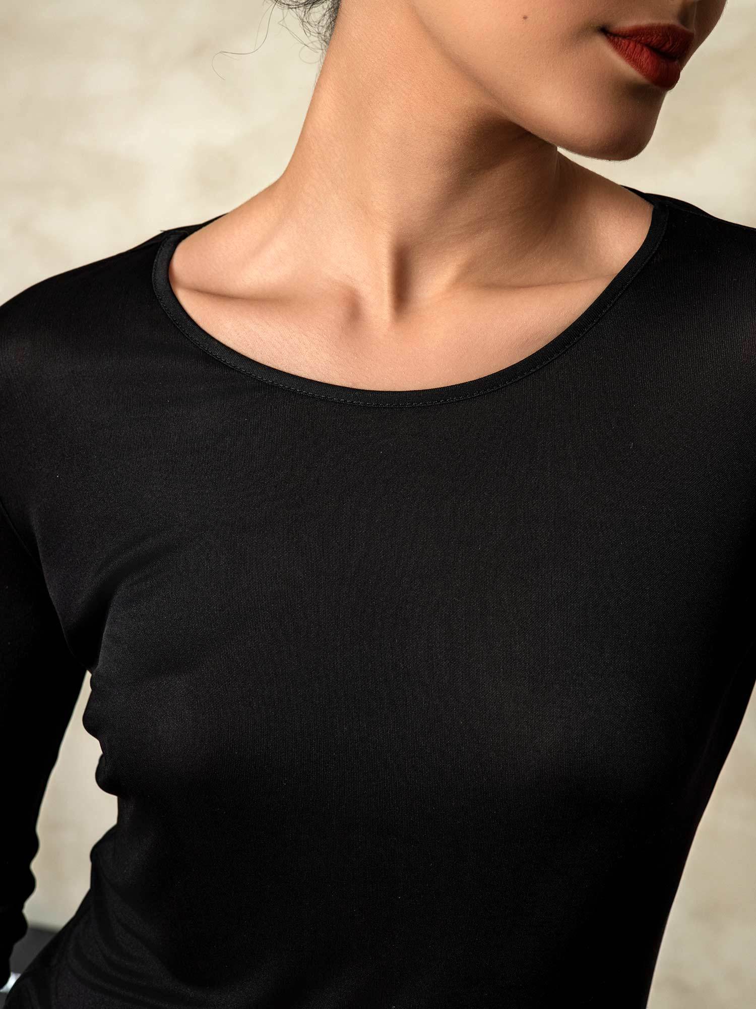Women's Silk Jersey Long Sleeve Long Johns - Image 34