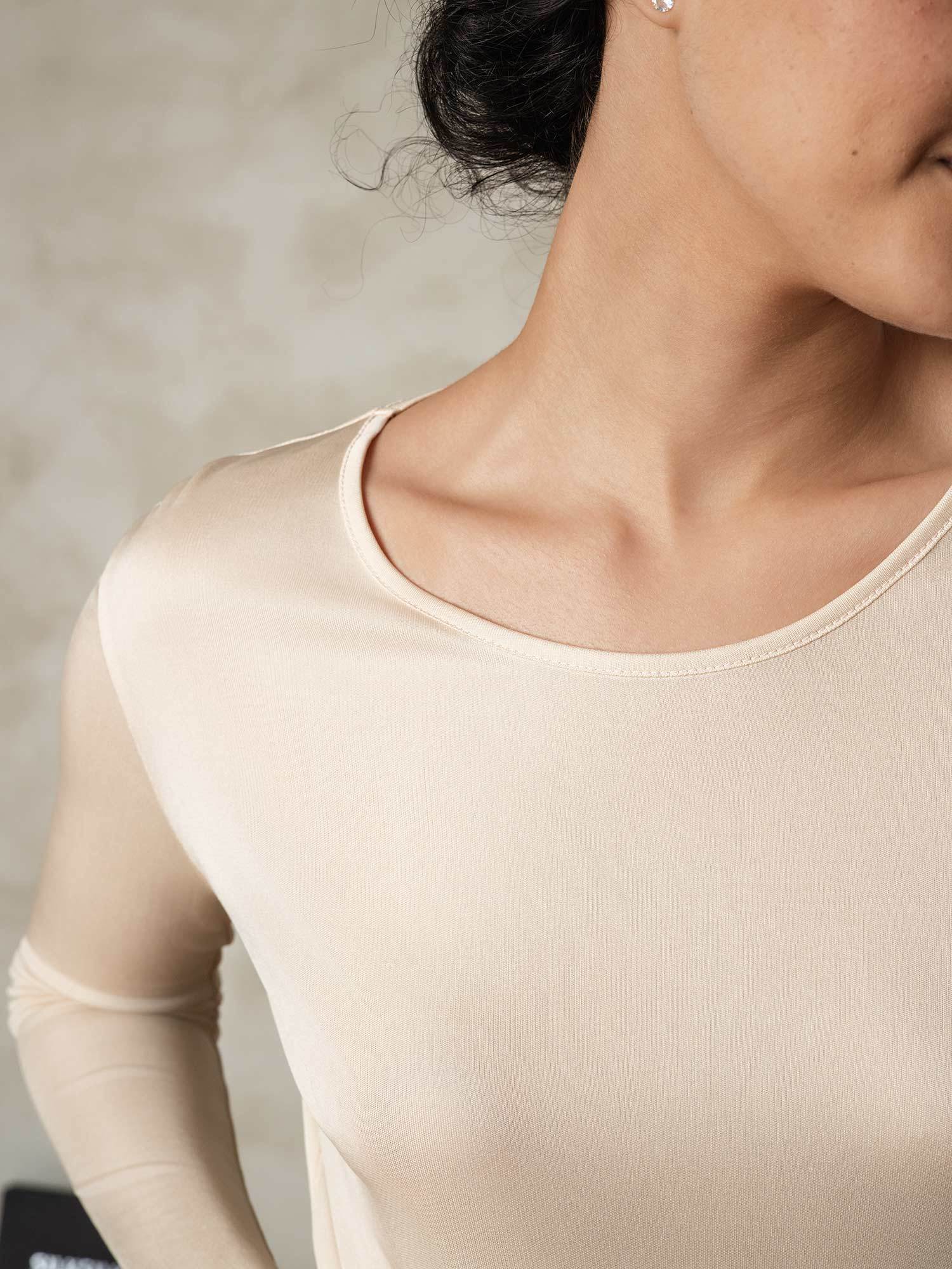 Women's Silk Jersey Long Sleeve Long Johns - Image 44
