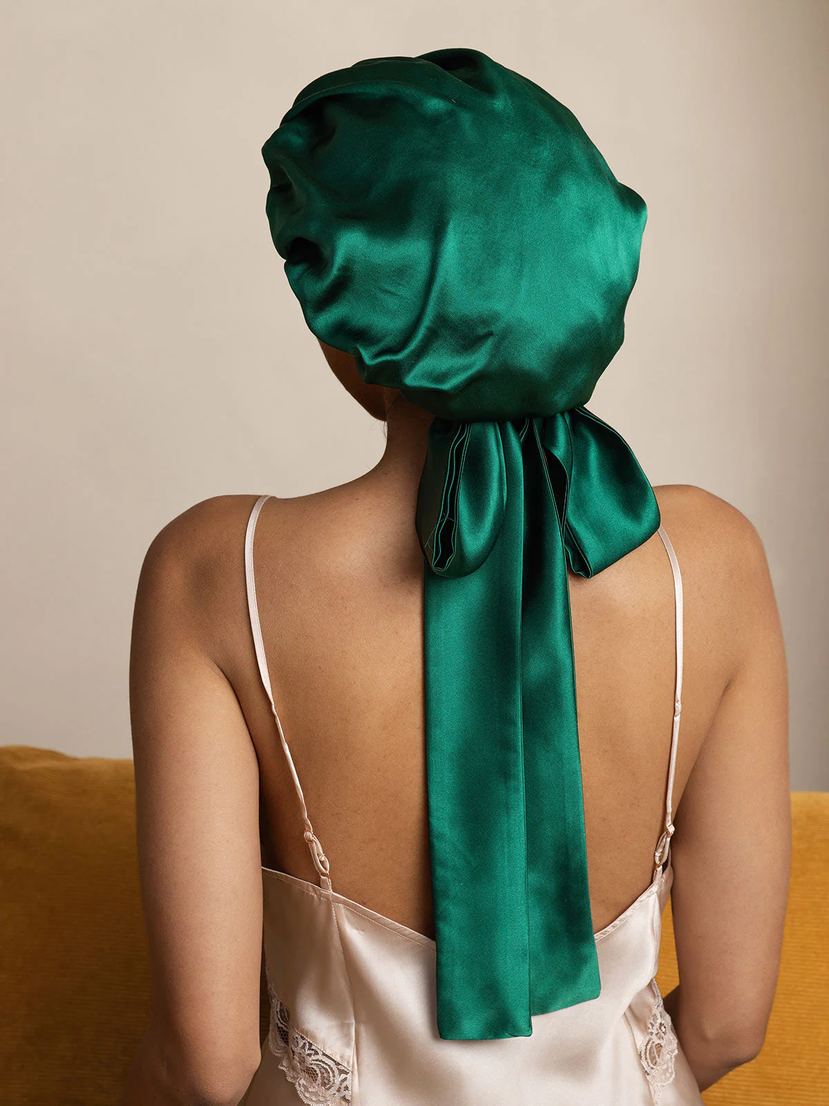 Women's Silk Casual Bonnet with Long Ribbons (Two-tone and Double-sided) - Image 17